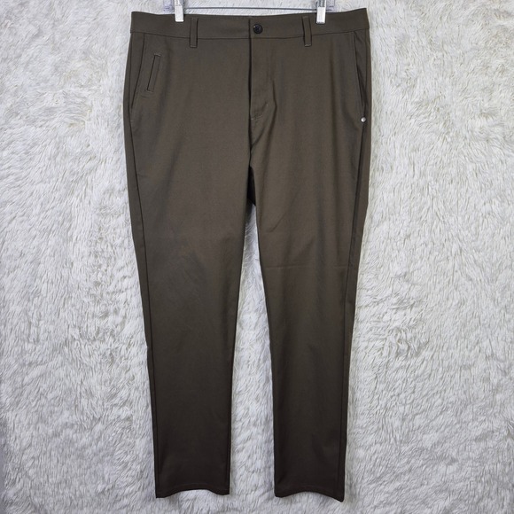 Vuori Other - Vuori Cascade Chino Pant Mens 36 Dark Oregano Brown Technical Stretch‎ V427